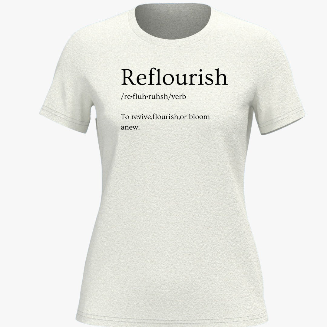 Reflourish Description T-shirt