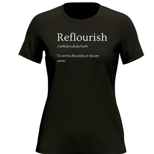 Reflourish Description T-shirt